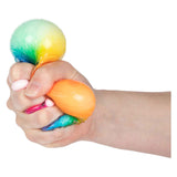 Toi-Toys Fun Textuurknijmbal Regenboog Ribbels Foam, 7cm