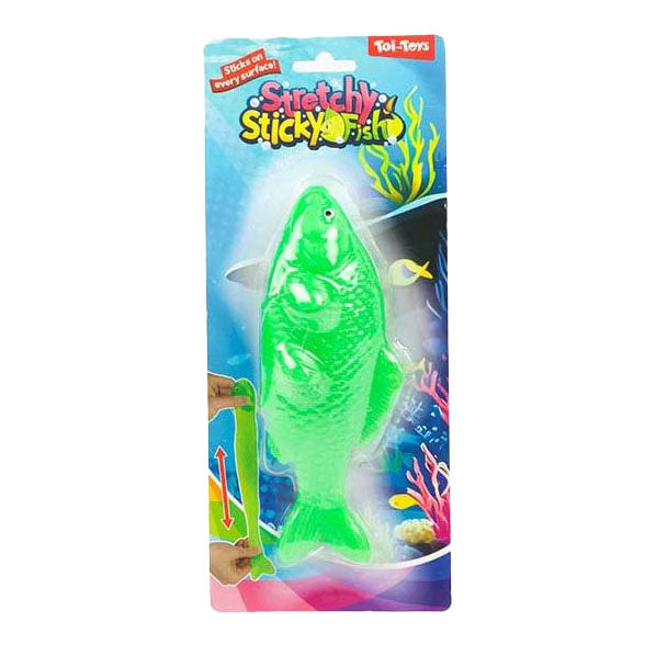 Toi-toys zabavno super raztegljiv lepljiv vis neon koi
