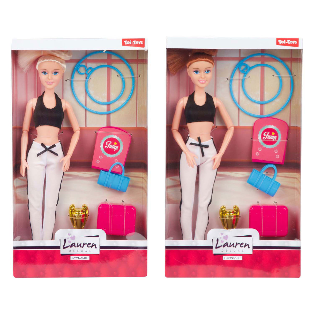 Lauren Moudebily Tollymnastik mat Accessoiren