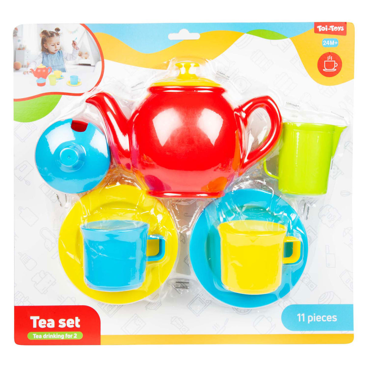 Toi-Spillsaachen Doheem Food Téi Ransjes, 11DLG.