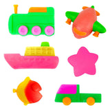 Toi-Toys Sculptidough Kleiset with mold in bucket, 7dlg.