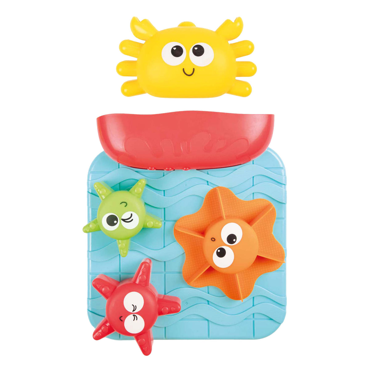 Toi-toys kleng Stären Bad Spillsaachen Waassermillen krab