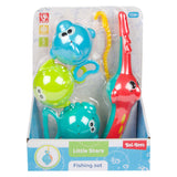 Toi-Toys Little Stars Bath Toys Vishengel with 3 fish, 4dlg.