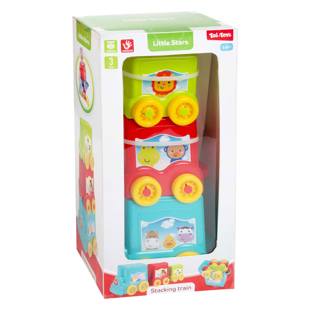 Toi-toys kleng Stars Baby Stacking Tower Tuerz Zuch, 3DLG.