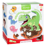 Toi-toys little stars foam floor puzzle dino, 36 pcs.