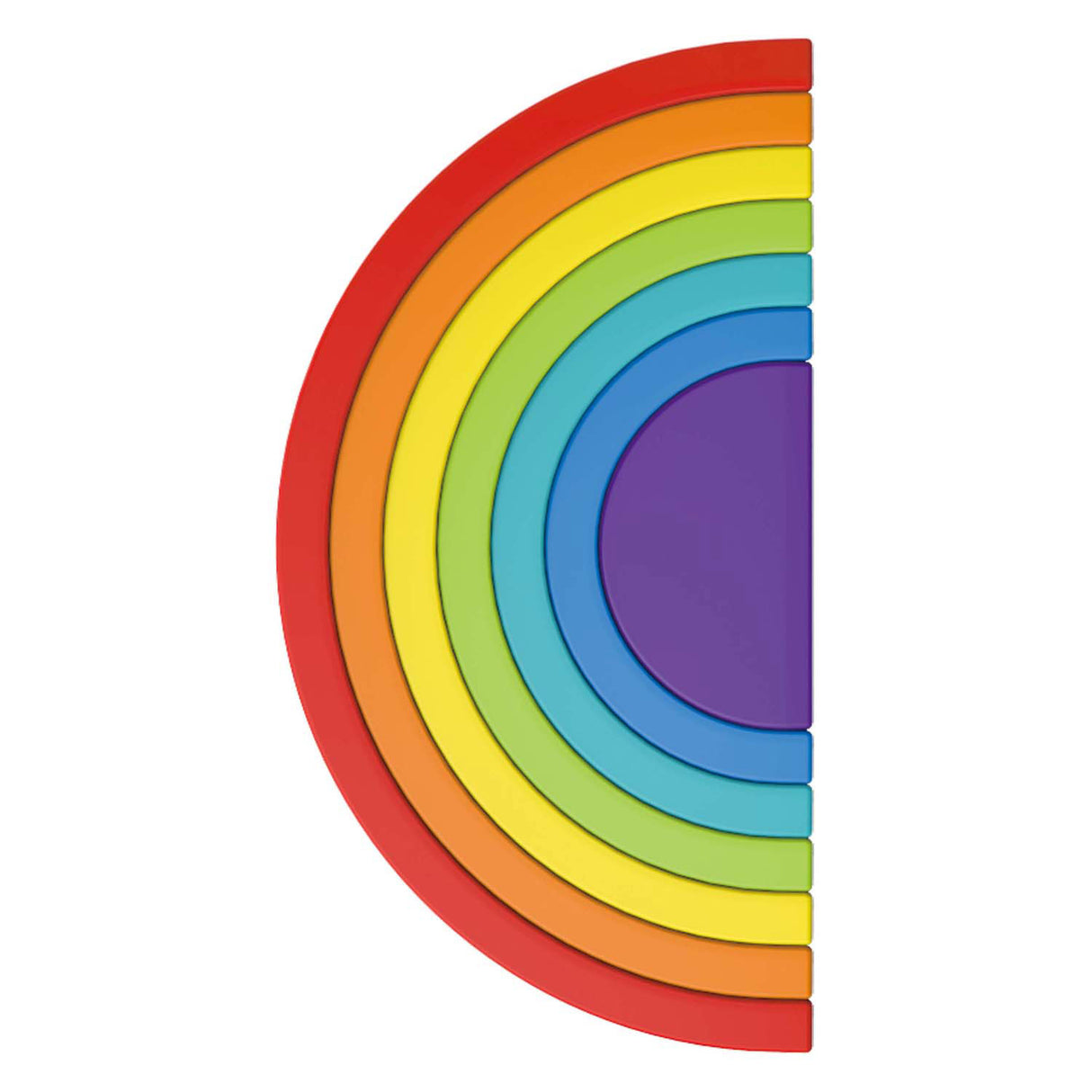 Toi-toys torre impilabile stelline arcobaleno da 7 pezzi