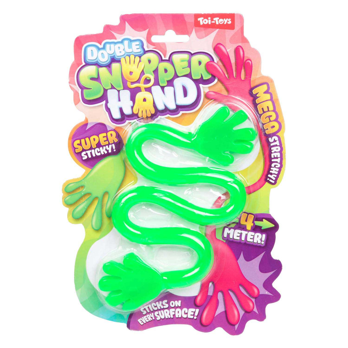 Toi-bréagáin lámha greamaitheach duo leagtha - suas le 4 méadar ar fad