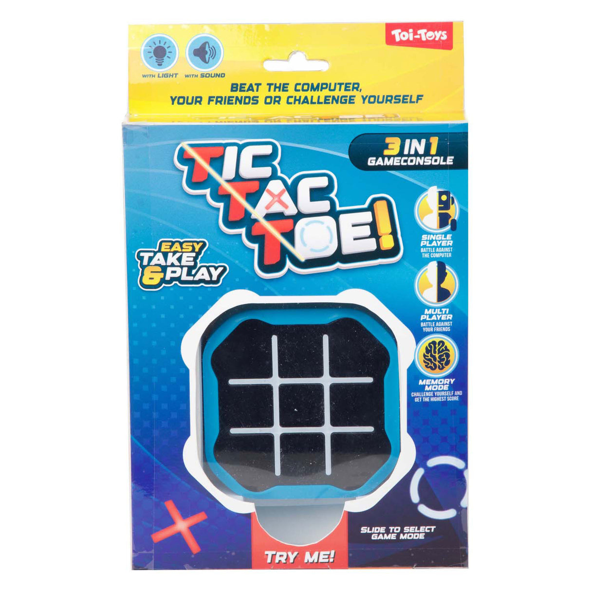 Tic-tac-toe electronic assorted | 3 pieces