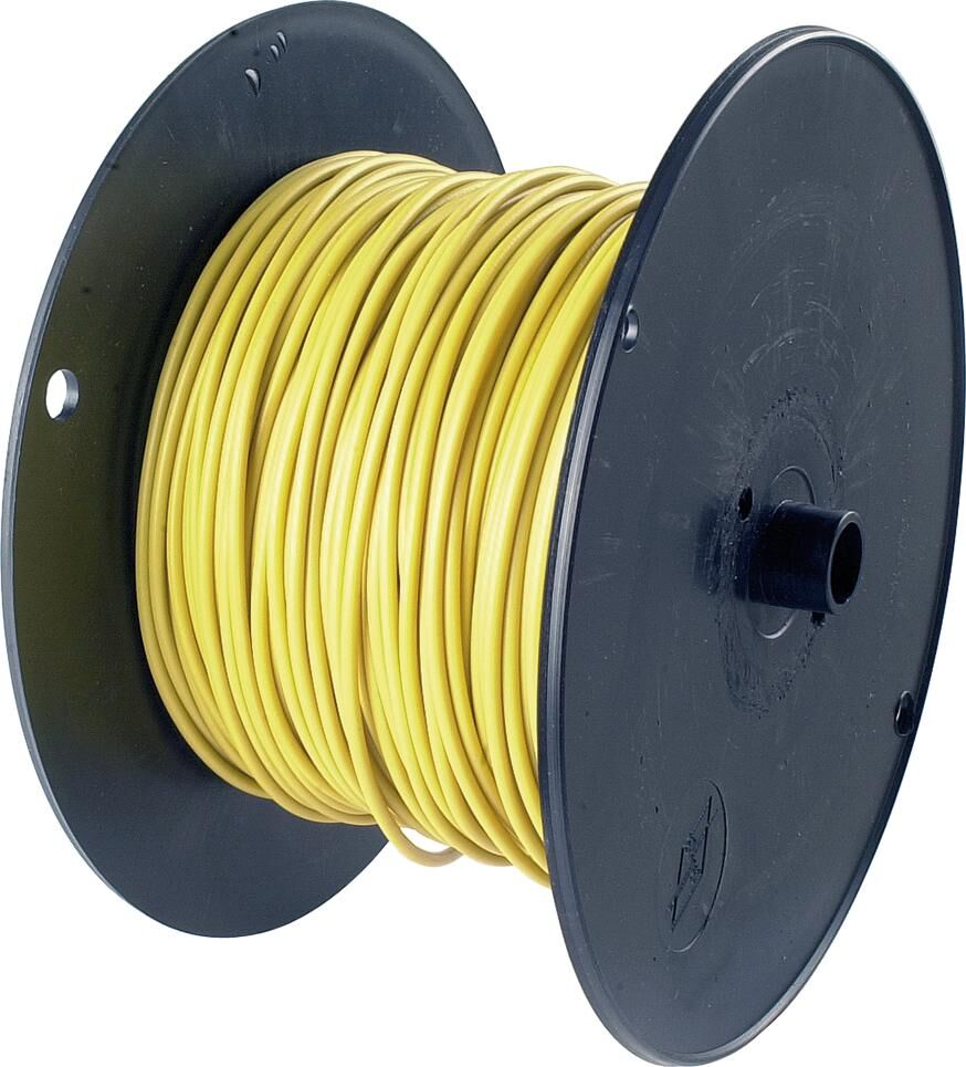 Herth+buss vehicle management cable cables fly 0.75qmm yellow coil 100 m
