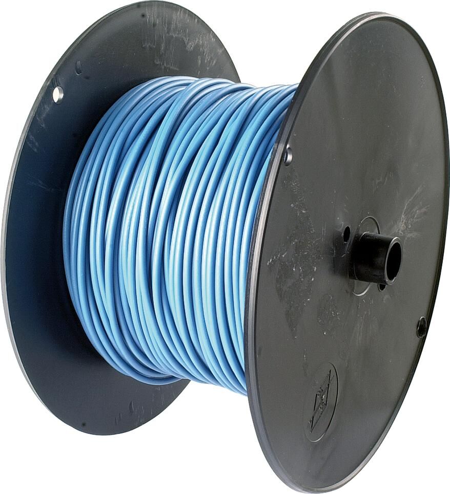 Herth+buss voertuigbeheer kabel cables fly 0,75qmm blue coil 100 m