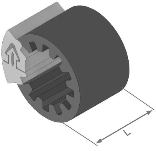Herth+buss speciale bevestiging clipfixbasic van clipfix spacer h+b inner-d=8,5mm,l=30mm