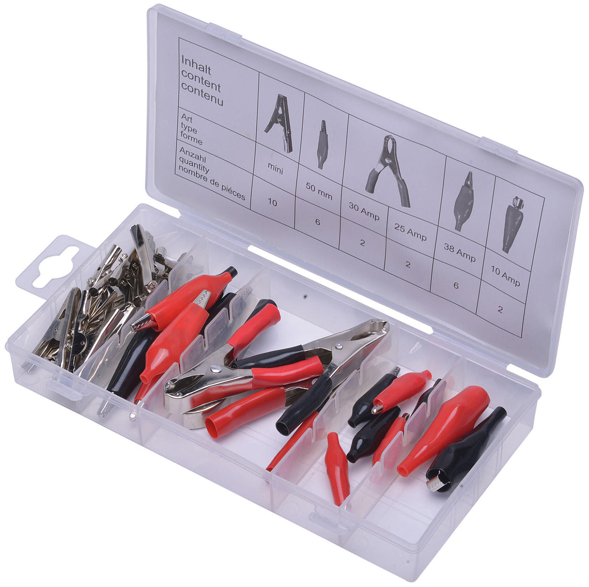 SW Stahl SW-Stahl clamps assortment set of crocodile clamps 2 SW steel