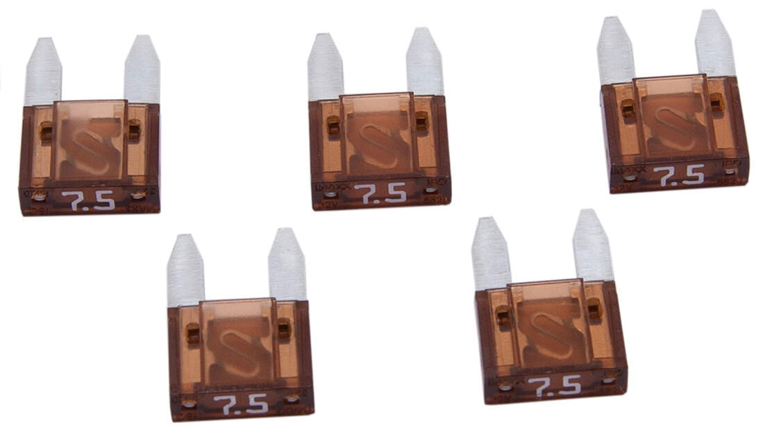 Coming soon dresselhaus mini zekering platte stekker flat fuse mini 7.5a brown 5 pcs.