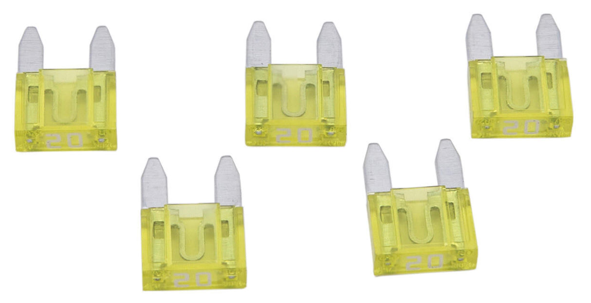 Coming soon dresselhaus mini fuse flat plug flat fuse mini 20a yellow 5 pcs.