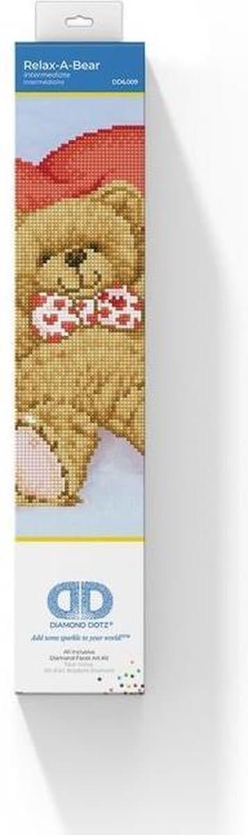 Brandanit Diamond Painting - Diamond Dotz Relax A Bear - 35x27 cm