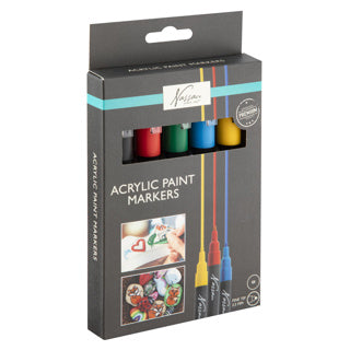 Creative Craft Group Stifts Acrylic Markers 5 pieces 13x19x2.5cm