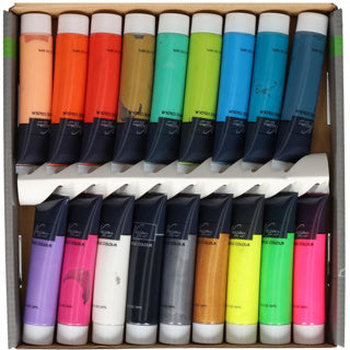 Creative Craft Group Nassau Paint Set 18 barv 36 ml Neon Metallic