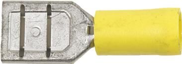 Hella blade socket fl.st.huels.2.5-6.0 50pcs yellow 6.3x0.8mm