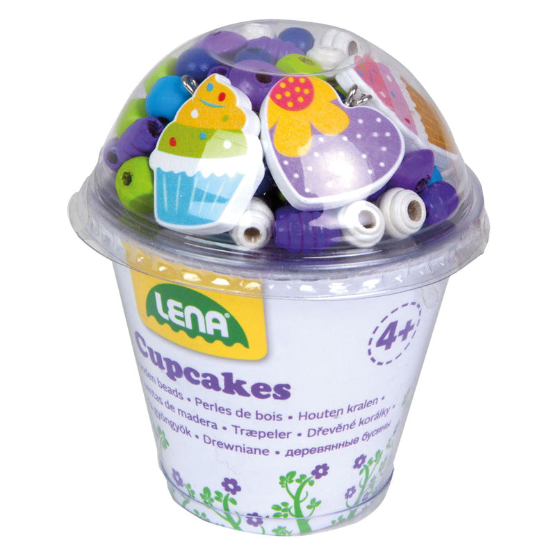 Jono Toys Lena Cupcake Lesene kroglice izdelujejo nakit