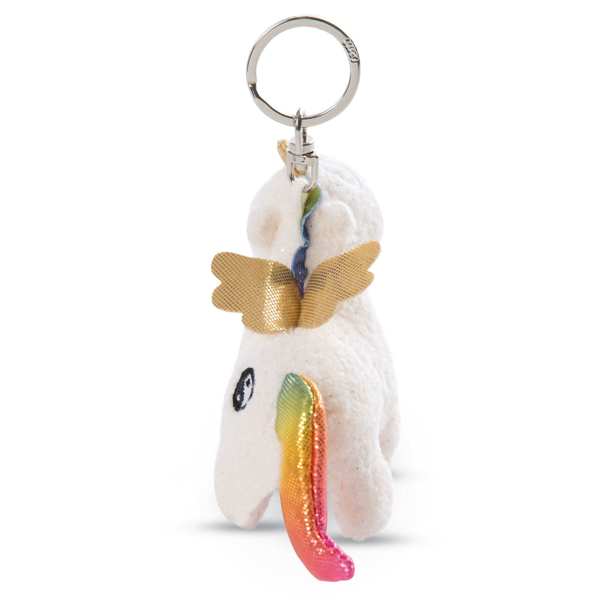 Nici Pluchen Keychain Eenhoorn Rainbow Yang, 10cm