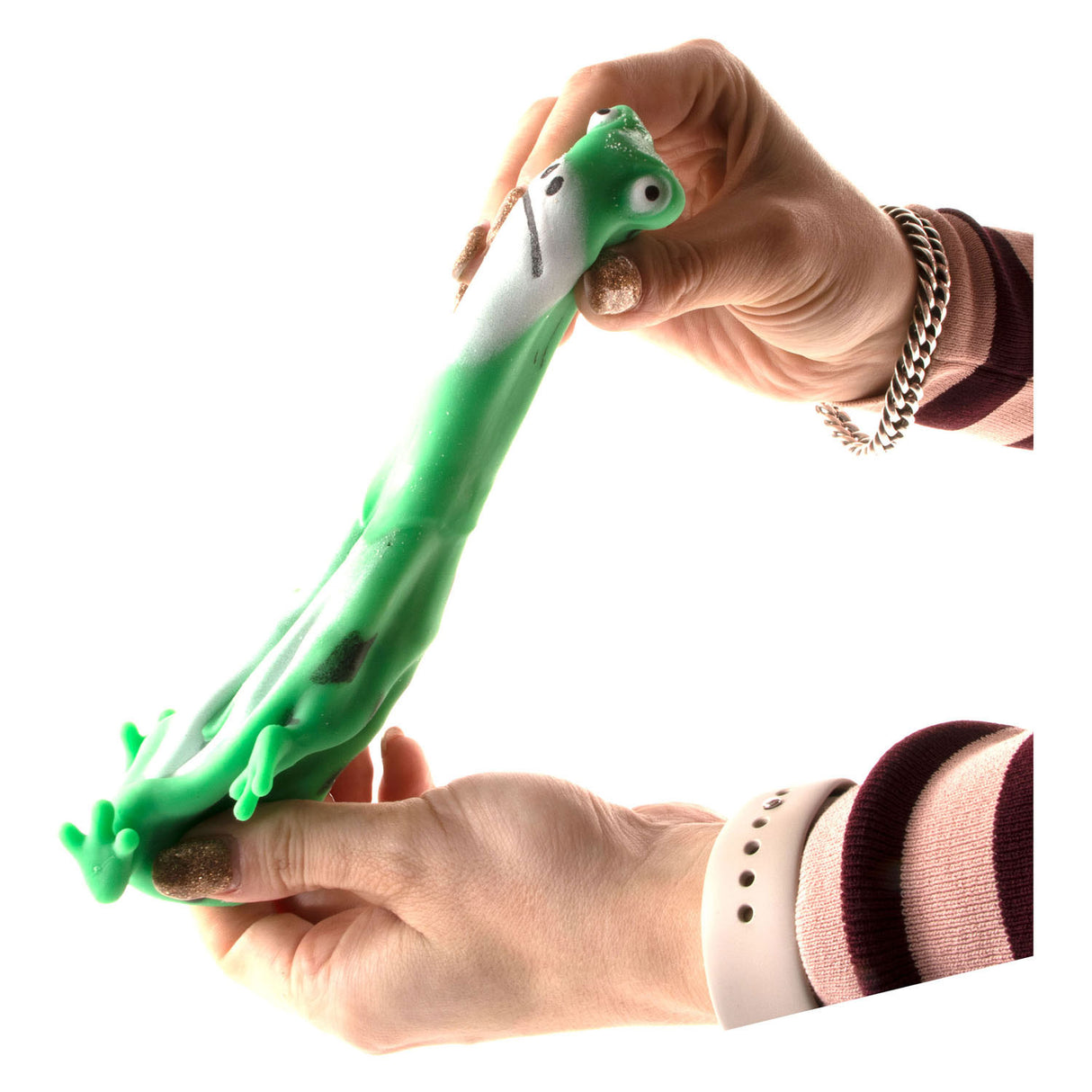 Stretch Frog Sand gefëllt