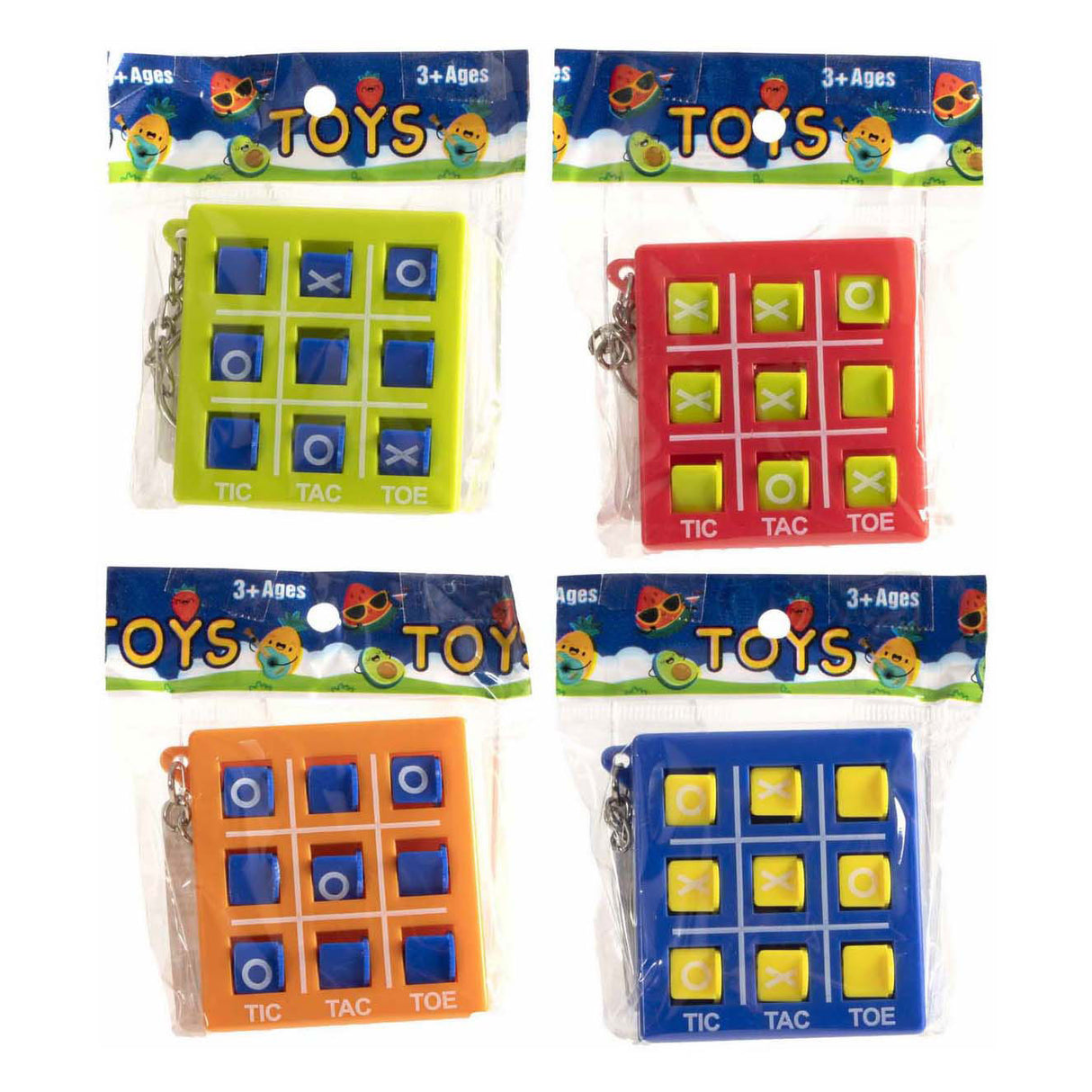 Jono žaislų raktų pakabukas tic tac toe