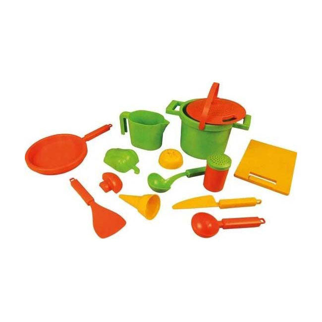 Jono toys lena sandbox cooking set, 14 pieces
