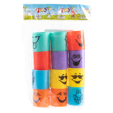 Jono toys malé barevné schodišťové pružiny, 12 ks.