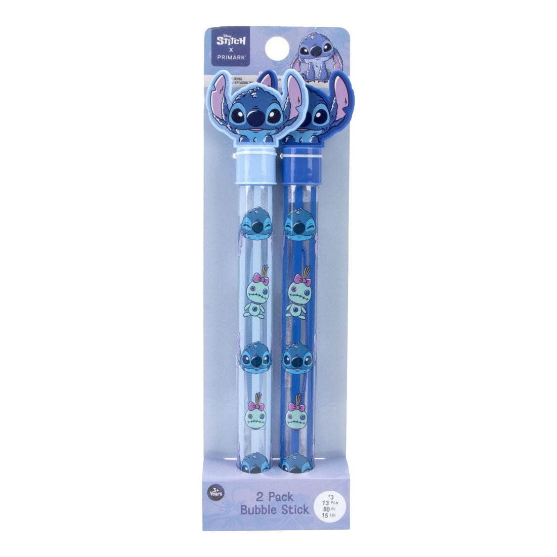 Jono Toys Stitch Bubble Blower with Topper - 2 pcs.