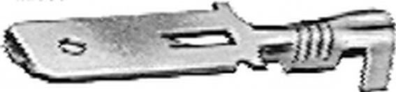 Hella flat plugs blade terminal 0.5-1.0 10 blank 2.8x0.8mm