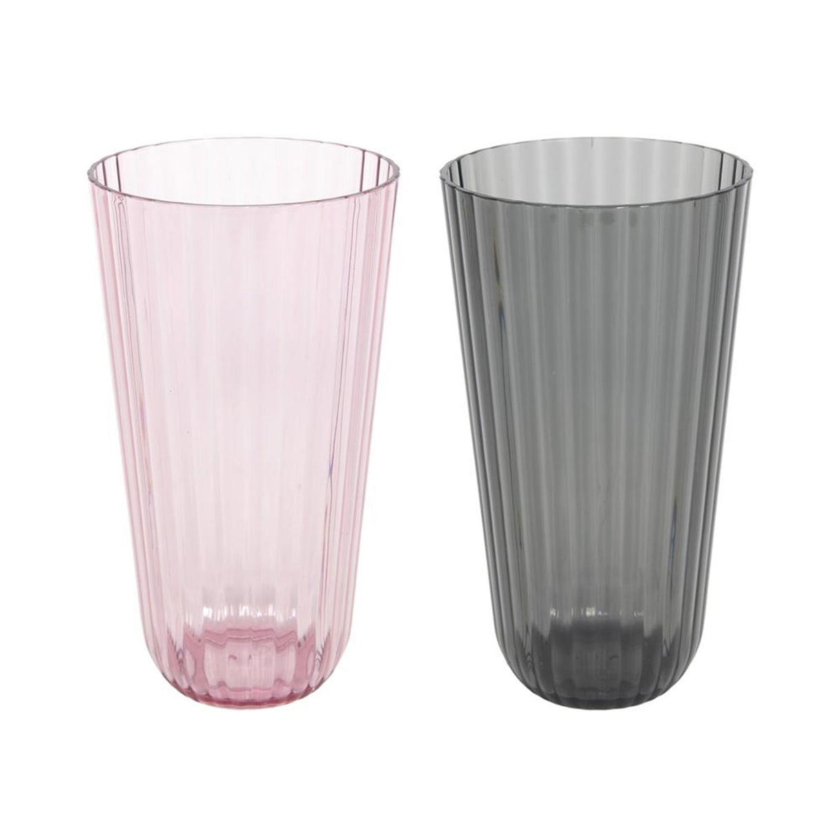 Imperial køkken drikkeglas linjer plast ø8x15cm 450ml