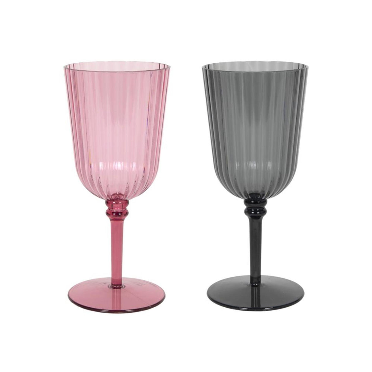 Imperial kitchen wine glass lines plastic ø8x18.5cm