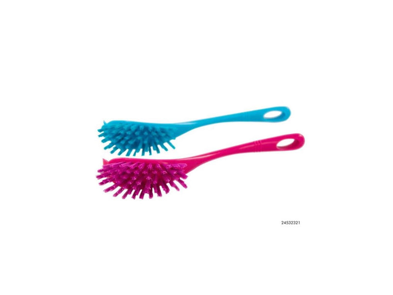 Kitchen tools washing up brush blue pink