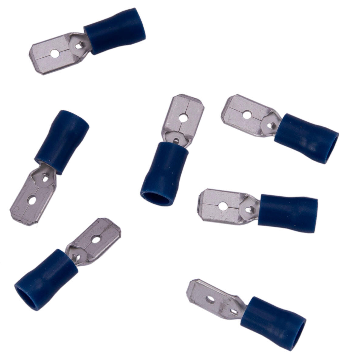 Dresselhaus flatplugger bladterminal, isolert 6,3x0,8mm 1,5-2,5 qmm