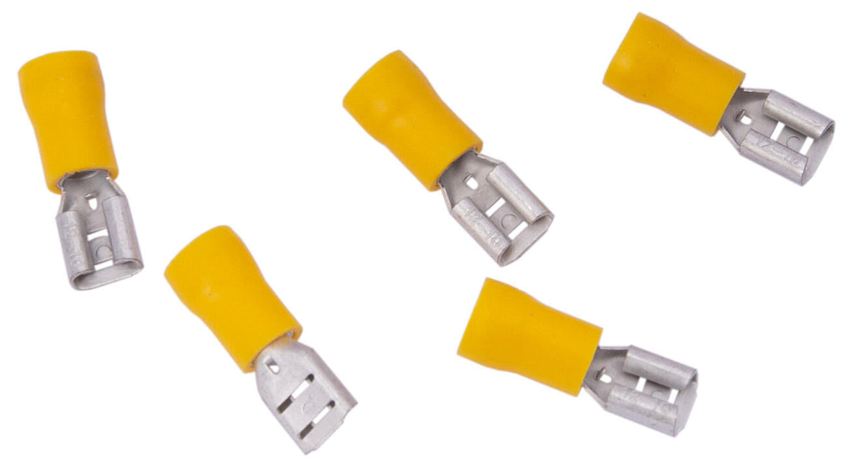 Dresselhaus blade socket female disconnectors, 6.3 partially insulated, 4.0-