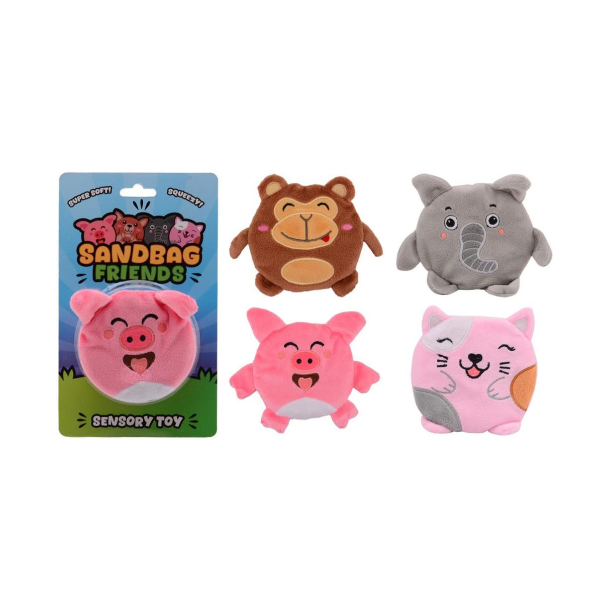 Johntoy cute animal sandbag