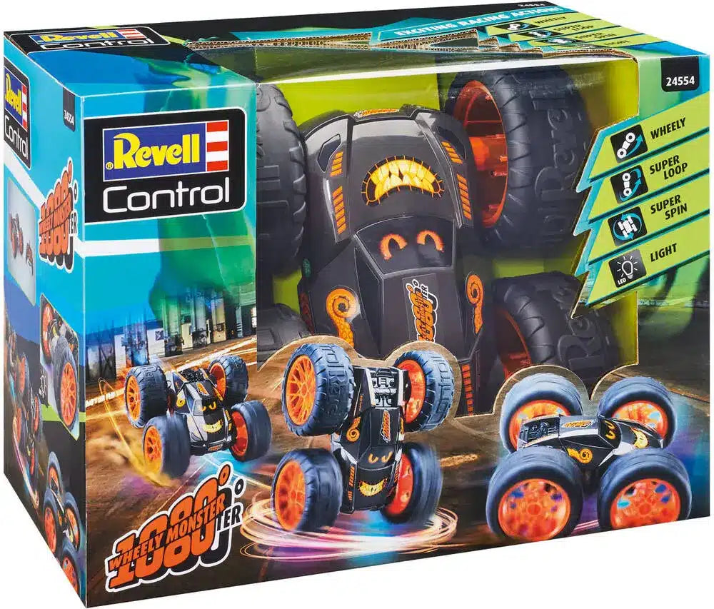 Revell rc stunt car wheely monster