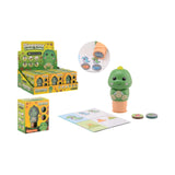 Johntoy dinosaur sticker stamper, 100 stickers, in display