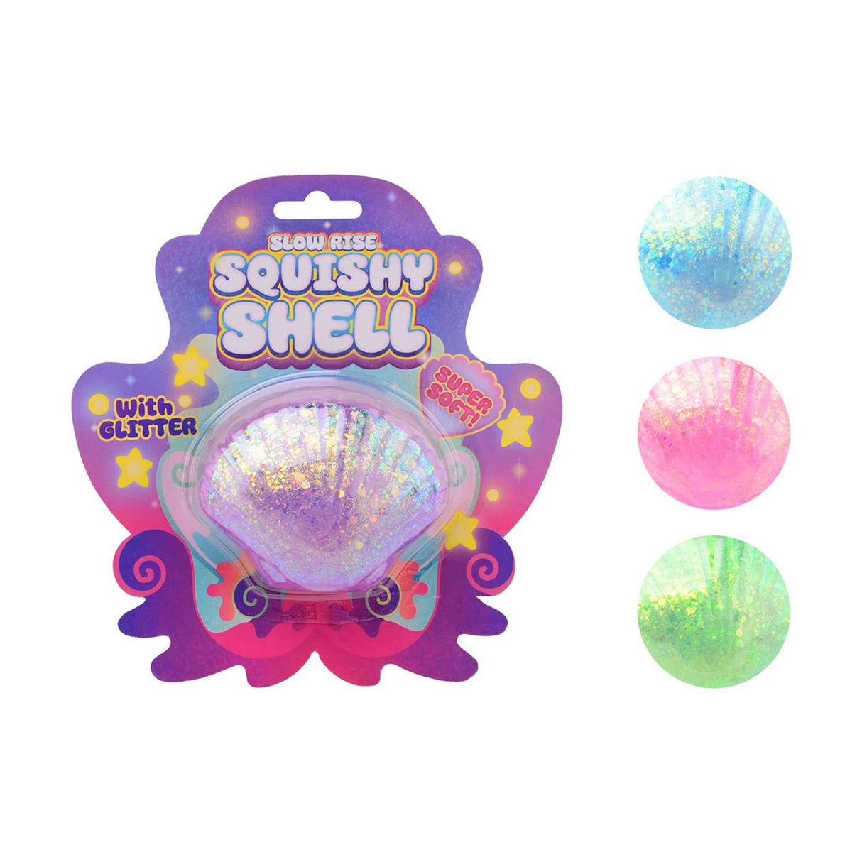 Johntoy slow rise glitter shell