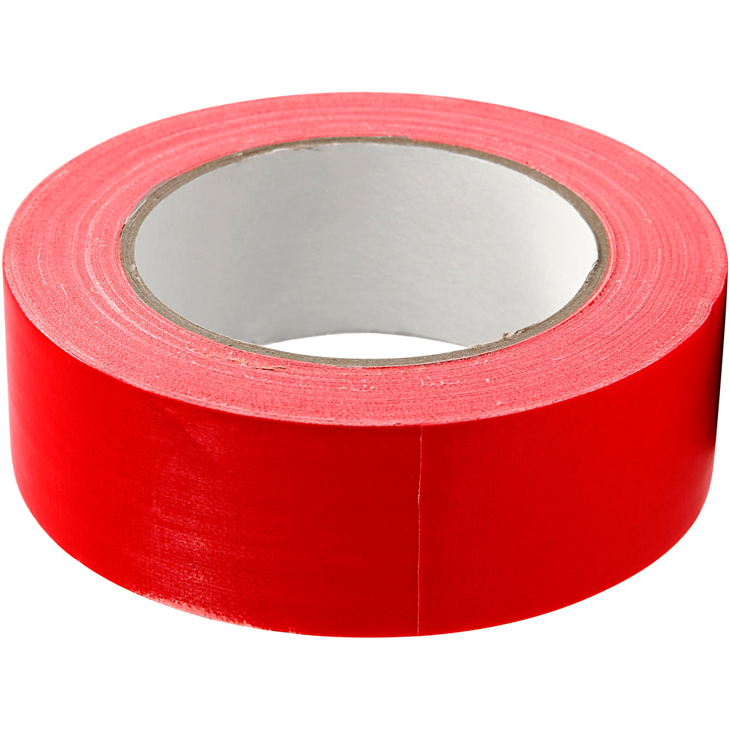 Creativ company canvas tape, b: 38 mm, rood, 25 m 1 rol