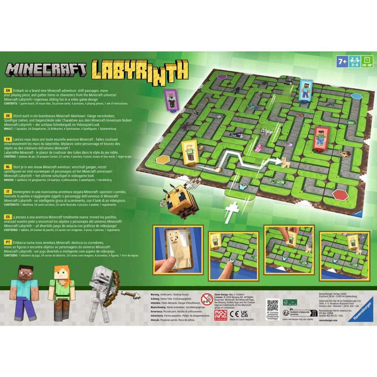 Ravensburger labyrinth board game minecraft