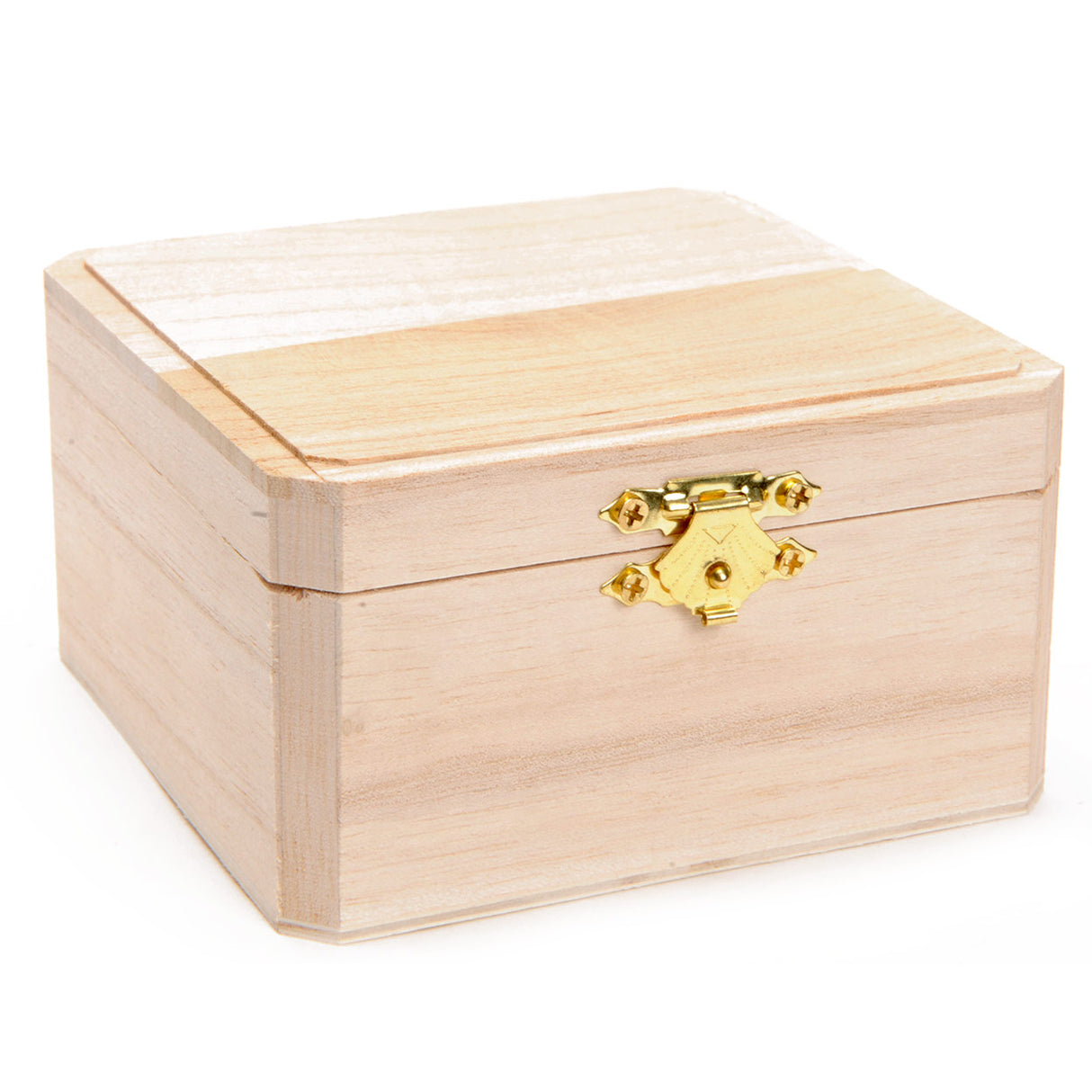 Playwood decorate your own wooden jewelry box