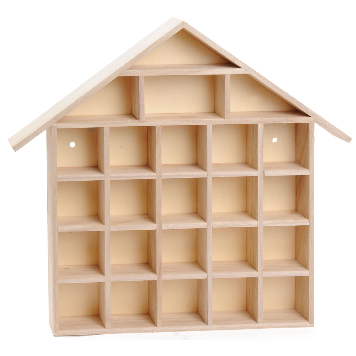 Wooden letter tray house