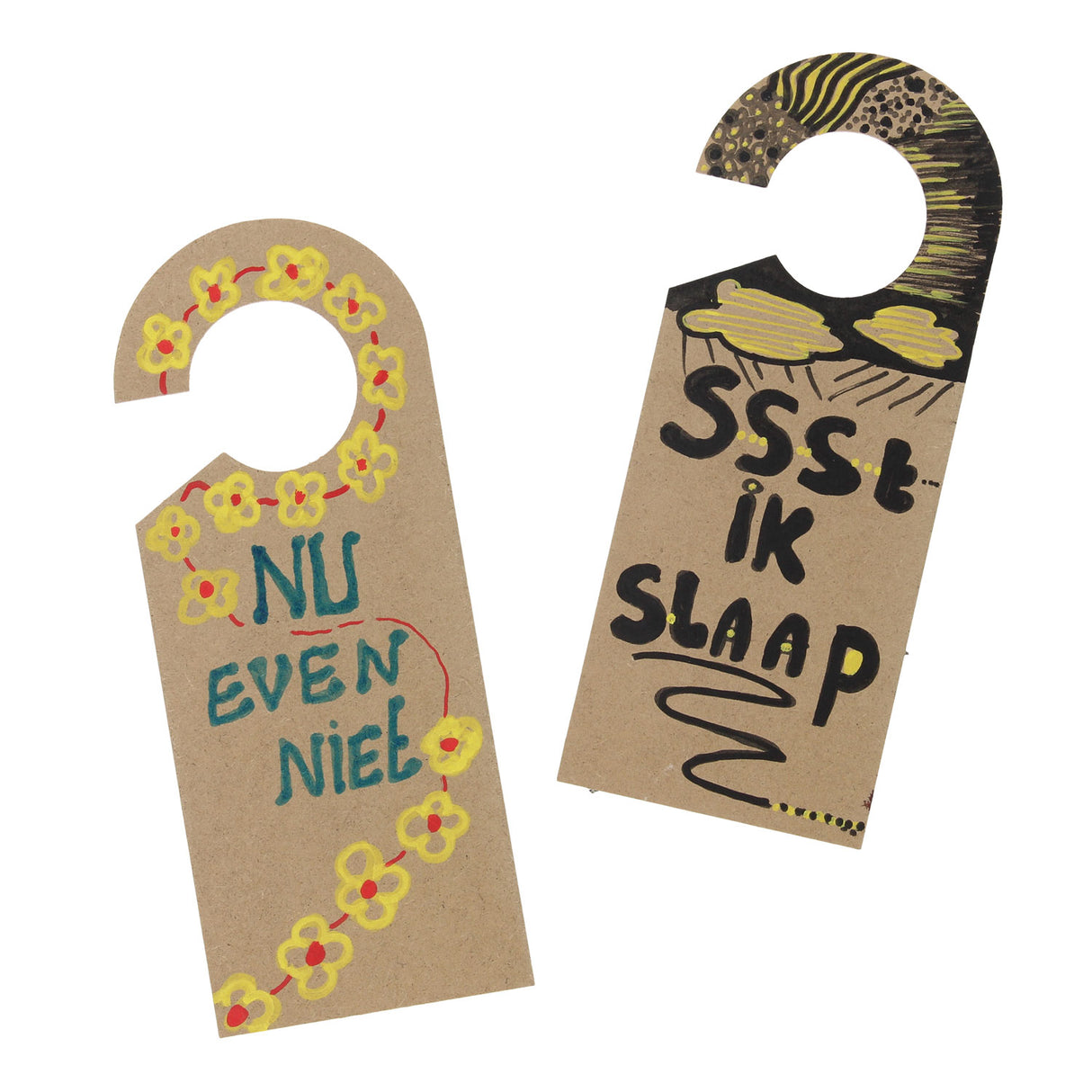 Playwood decorate your own wooden door hanger