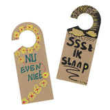 Playwood decorate your own wooden door hanger