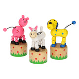 Fattoria con figure stampate in legno Playwood