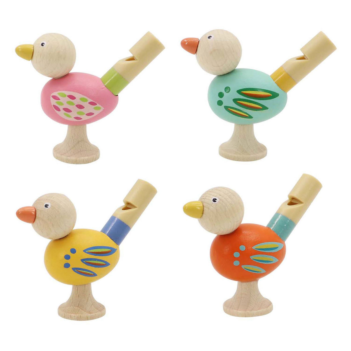 Playwood wooden bird whistle