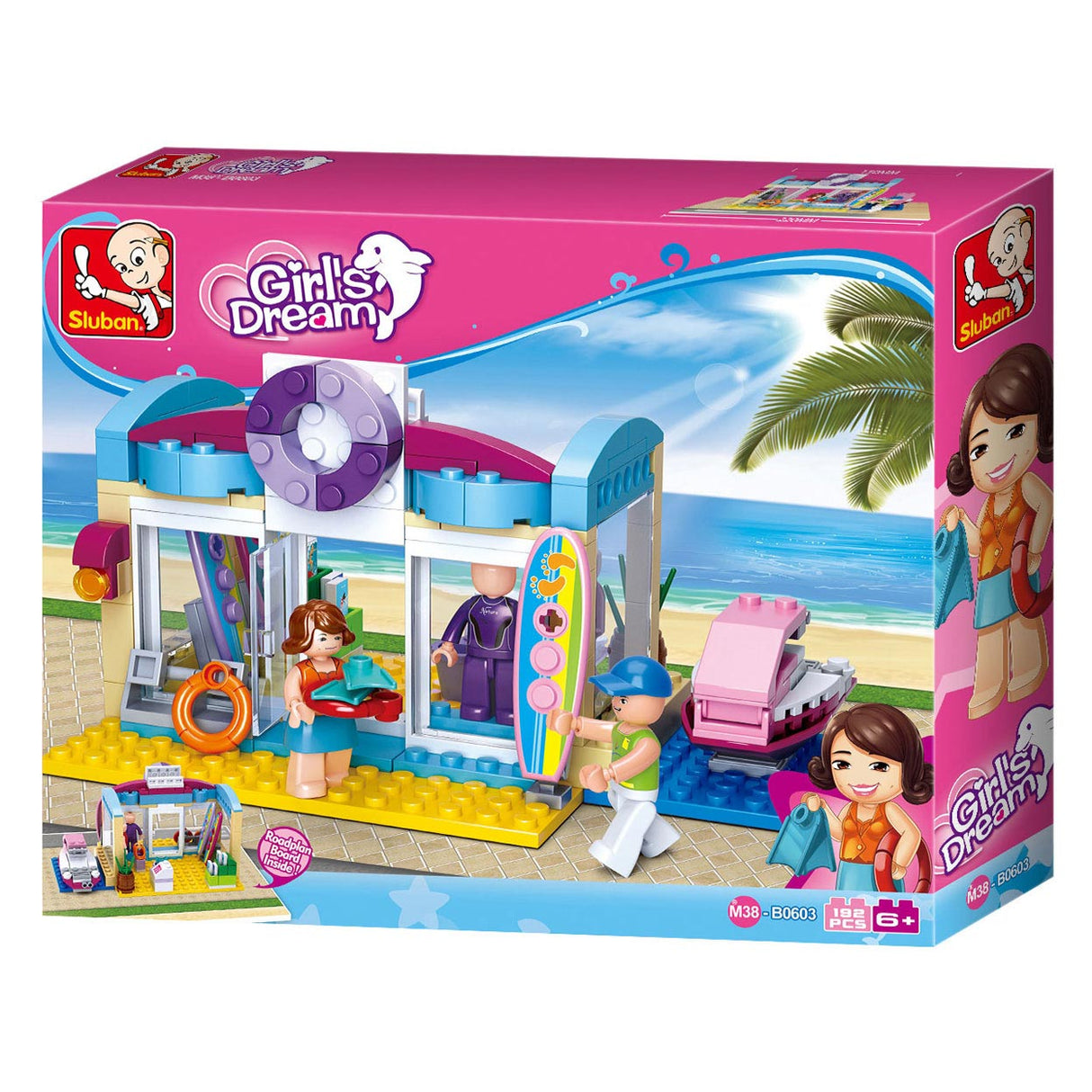 Sluban vandens sporto parduotuvė - 180 vnt.