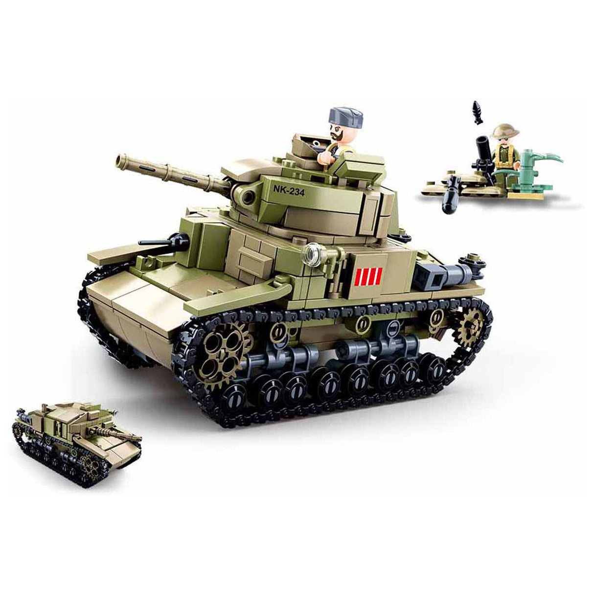 Sluban WWII - Italský tank 2in1