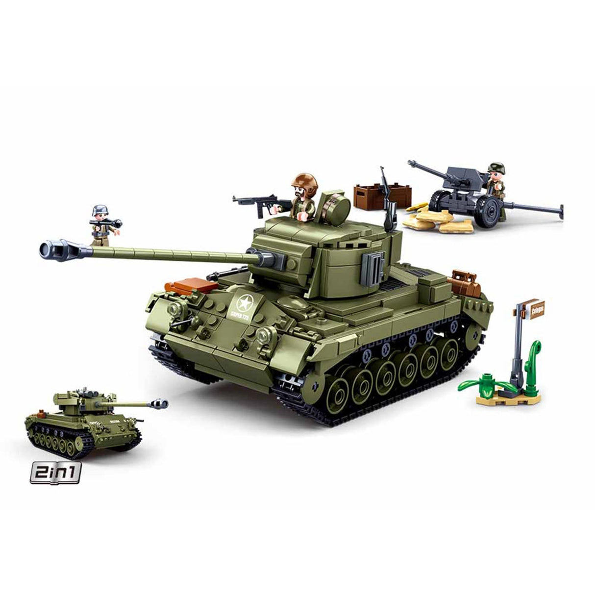 Sluban Army - střední tank zelená